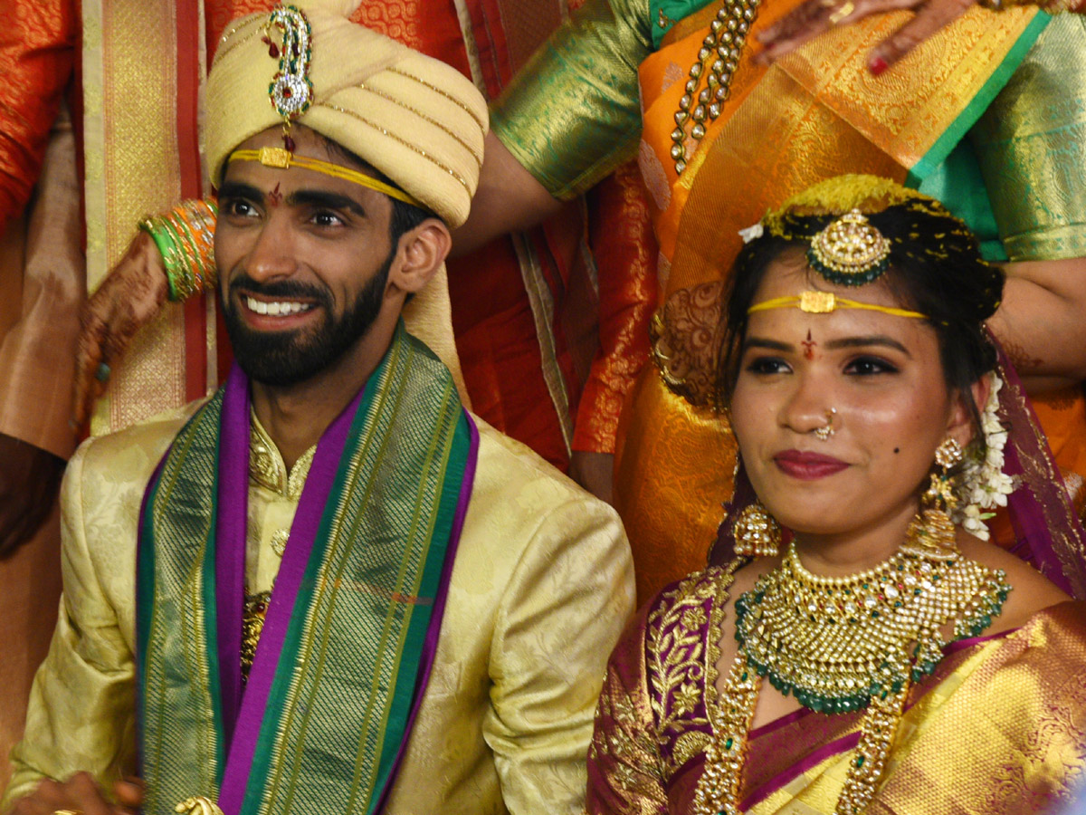 Badminton players sikki reddy and sumeeth reddy Marriage Photo Gallery - Sakshi8