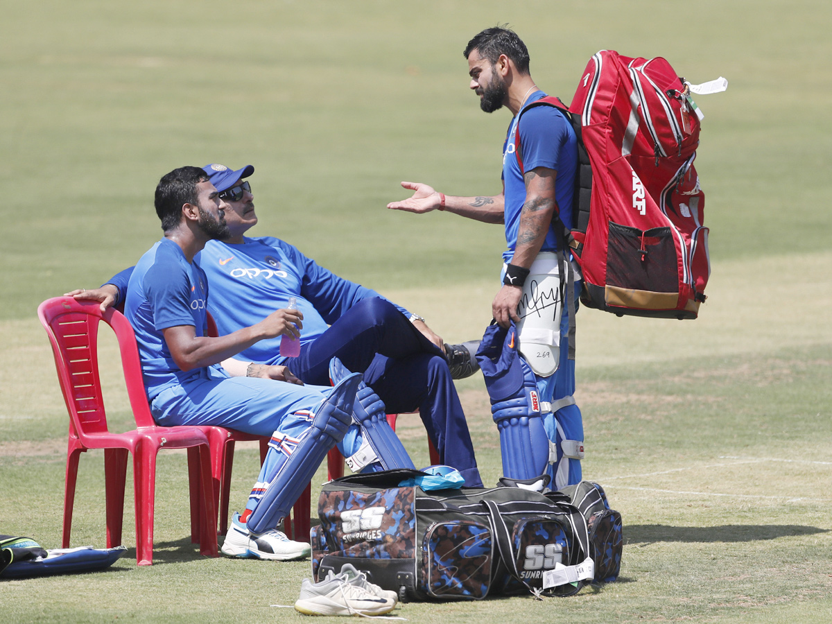  India Australia practice at the nets Photo Gallery - Sakshi15