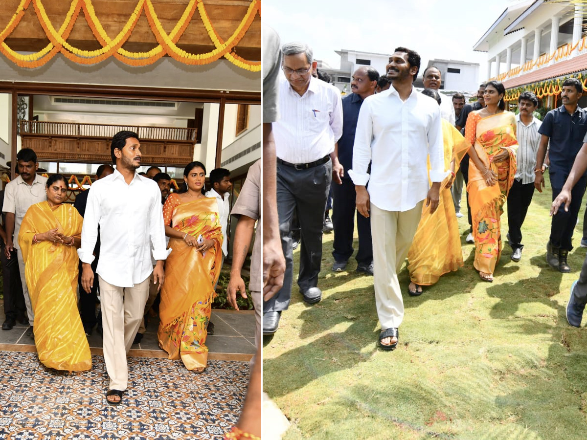 Ys Jagan New House Warming Ceremony In Tadepalli - Sakshi5