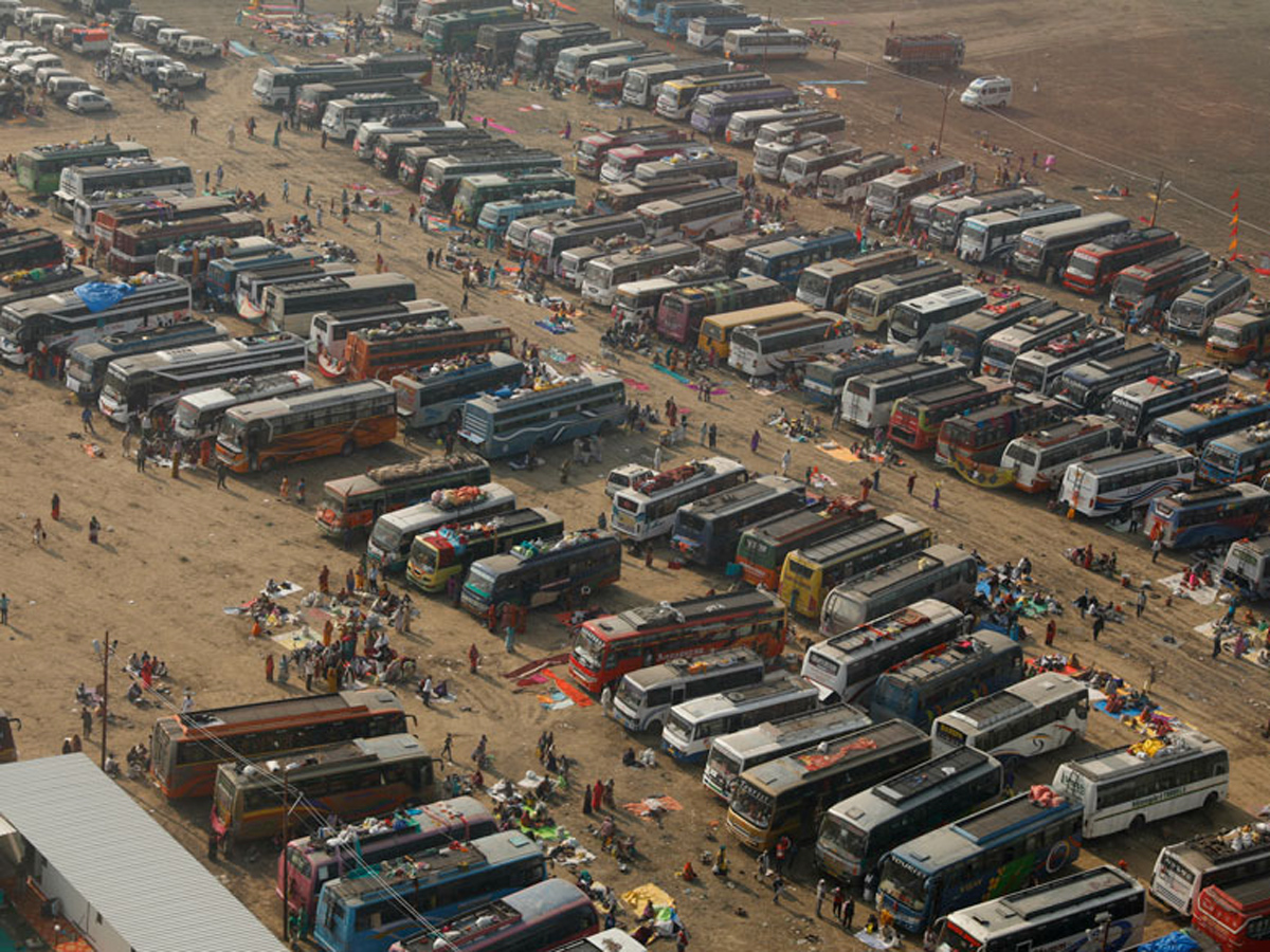 Aerial Photos Captured at Kumbh Mela 2019 - Sakshi2