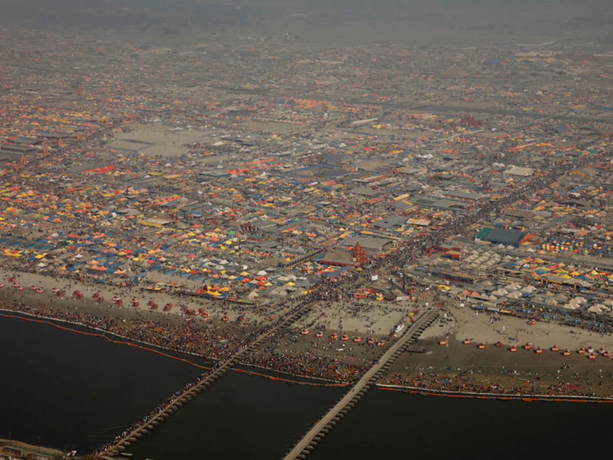 Aerial Photos Captured at Kumbh Mela 2019 - Sakshi6