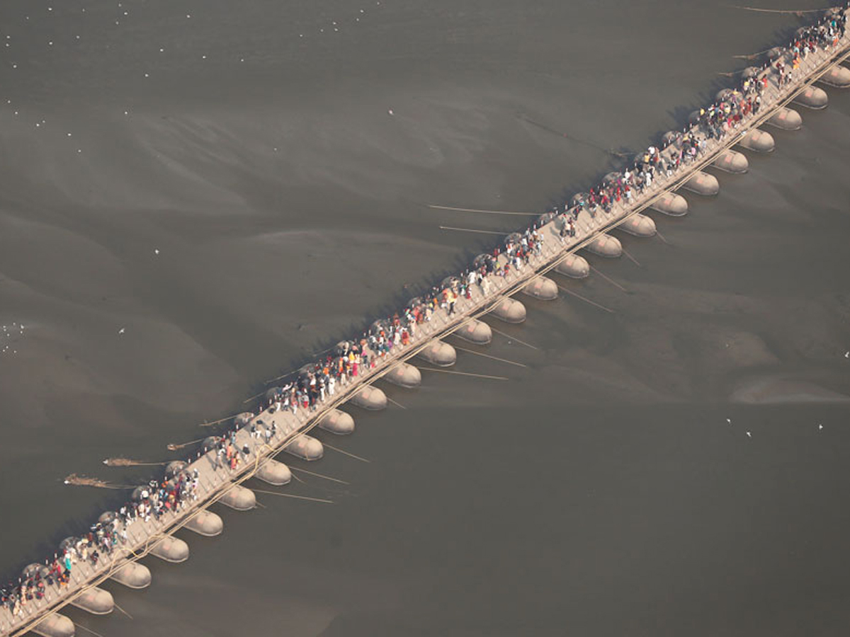 Aerial Photos Captured at Kumbh Mela 2019 - Sakshi7