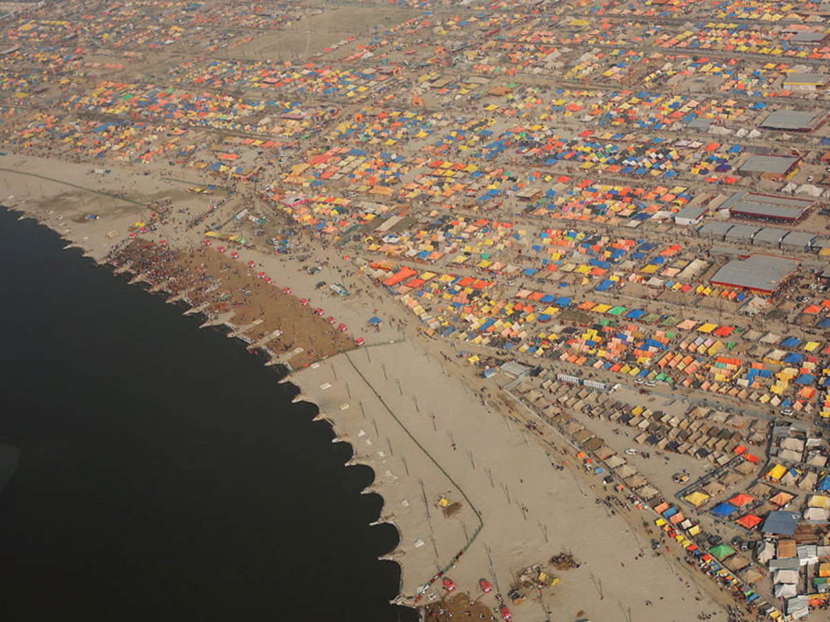 Aerial Photos Captured at Kumbh Mela 2019 - Sakshi8