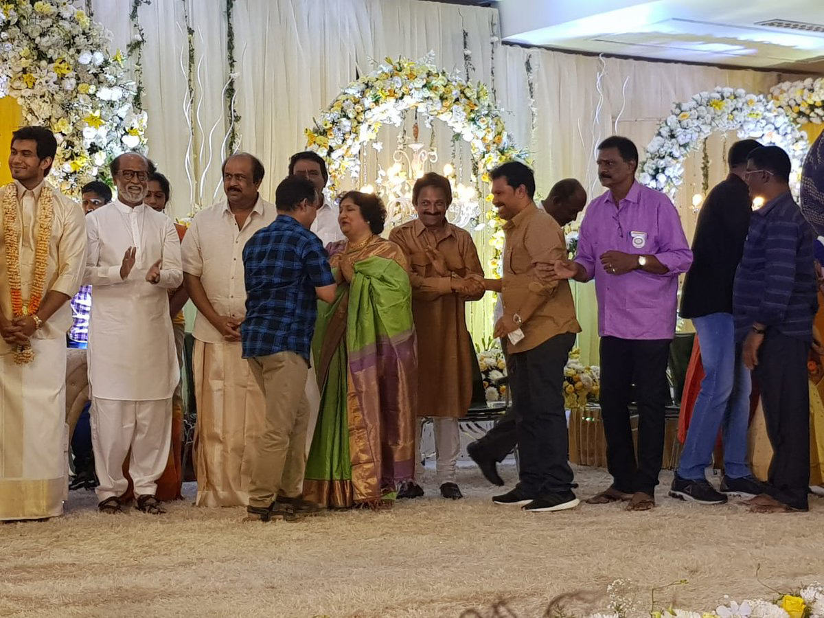 Soundarya Rajinikanth Daughter Wedding Reception Photos - Sakshi10