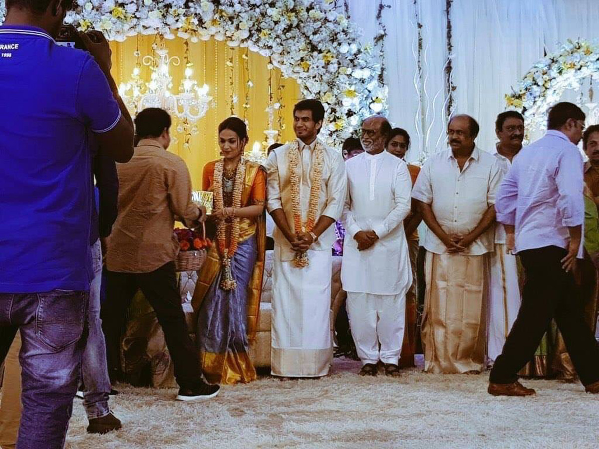 Soundarya Rajinikanth Daughter Wedding Reception Photos - Sakshi8