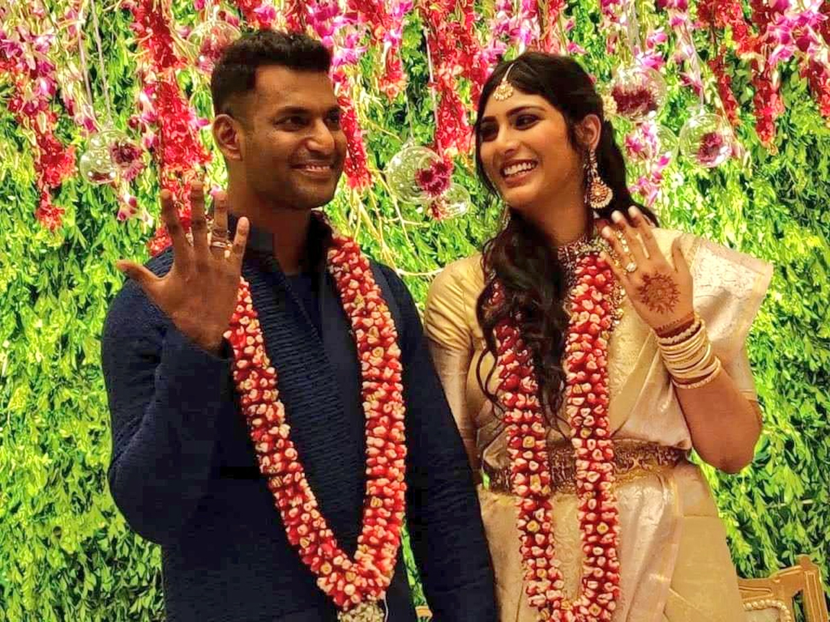 Vishal and Anisha Reddy engagement Photo Gallery - Sakshi2