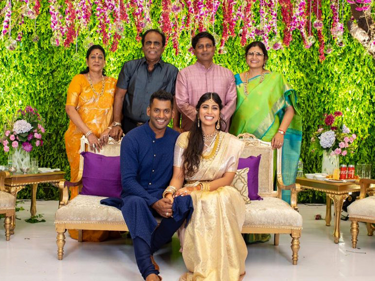 Vishal and Anisha Reddy engagement Photo Gallery - Sakshi1