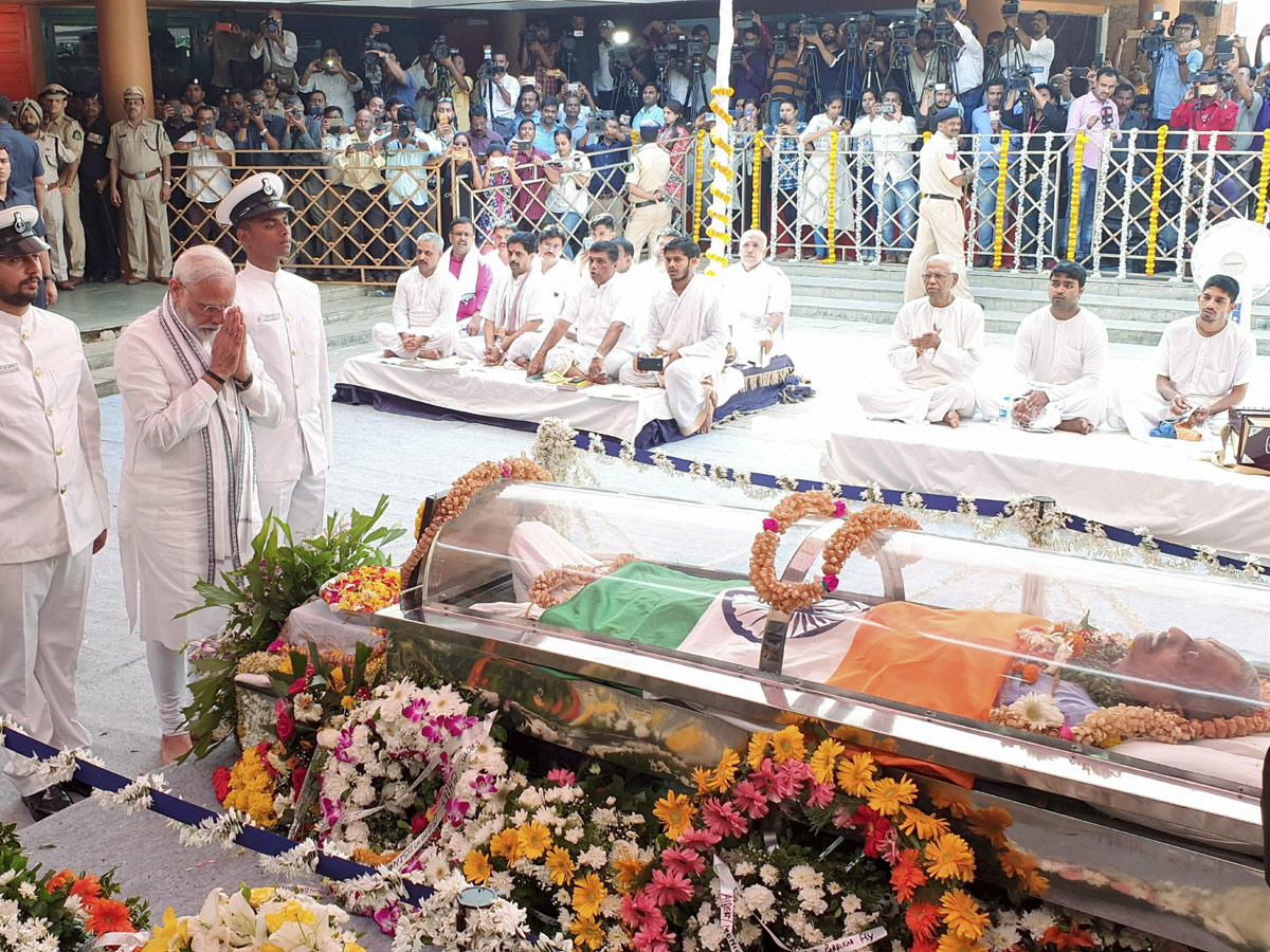 Manohar Parrikar during his funeral in Panaji Photo Gallery - Sakshi6