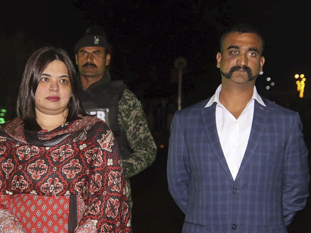 Commander Abhinandan Varthaman Released by Pakistan Photo Gallery - Sakshi7