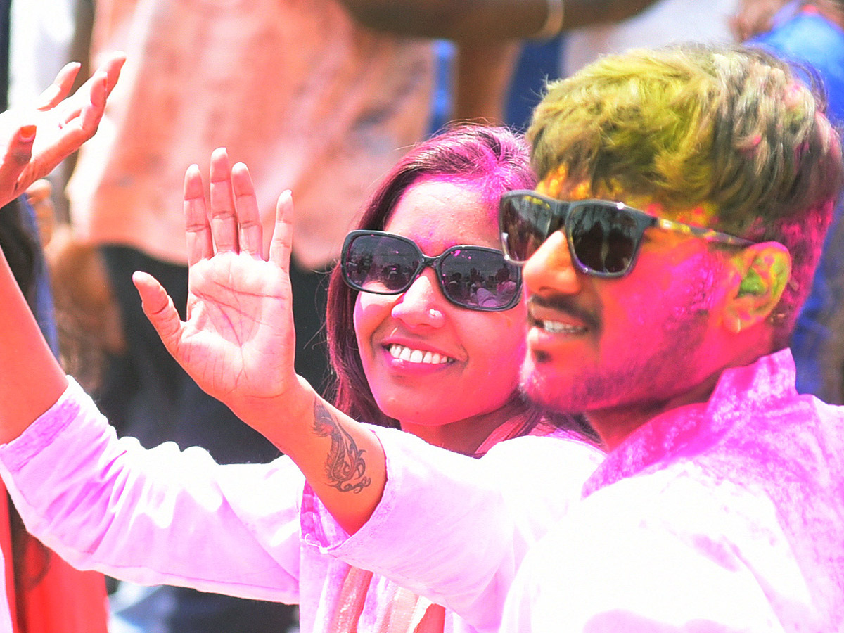 Holi Celebration in Hyderabad Photo Gallery - Sakshi11