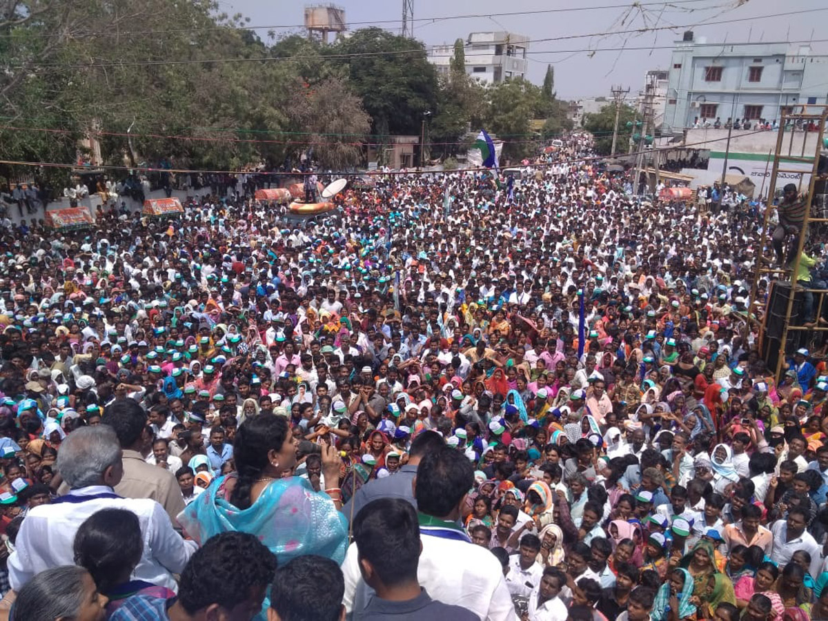 Ys vijayamma Election Meeting in Kandukur Photo Gallery - Sakshi2