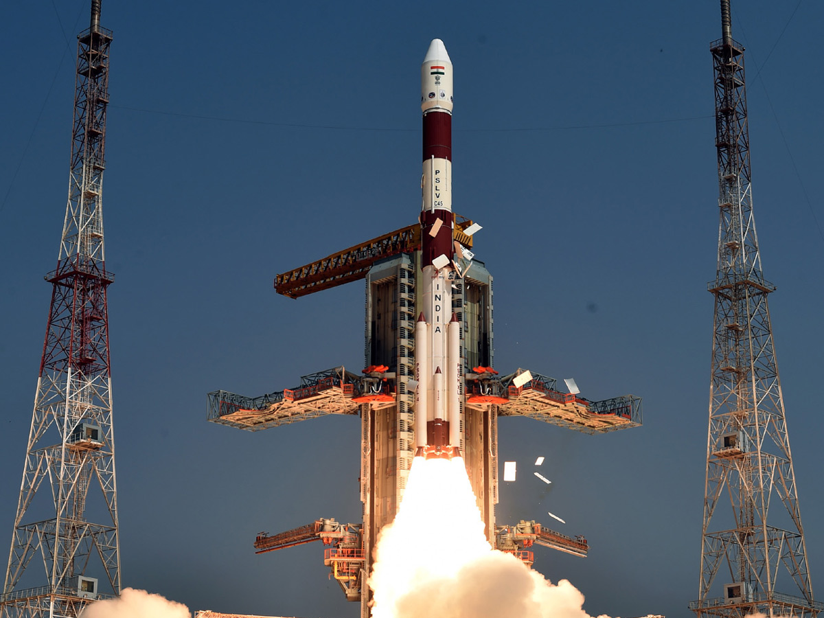 ISRO Successfully PSLV C45 Photo Gallery - Sakshi8