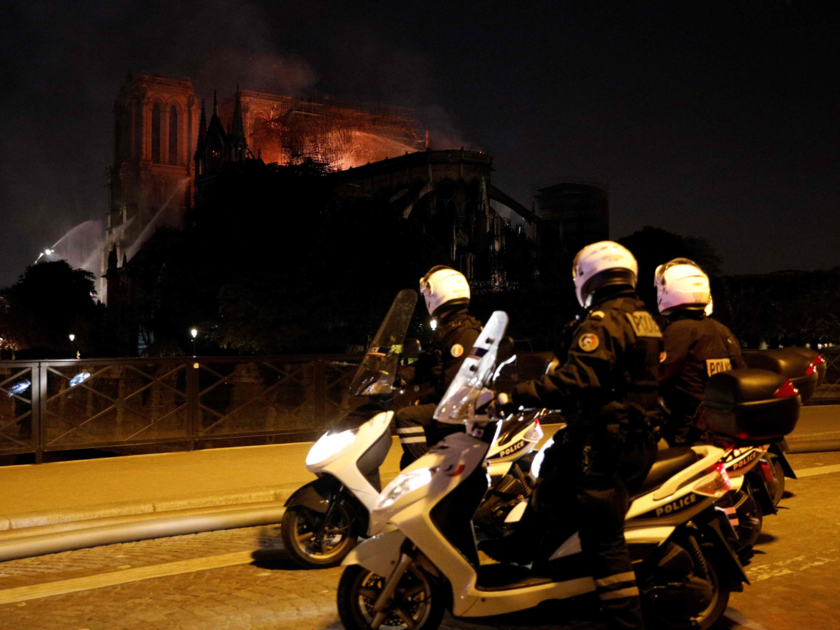 Notre Dame Cathedral Fire Photo Gallery - Sakshi11