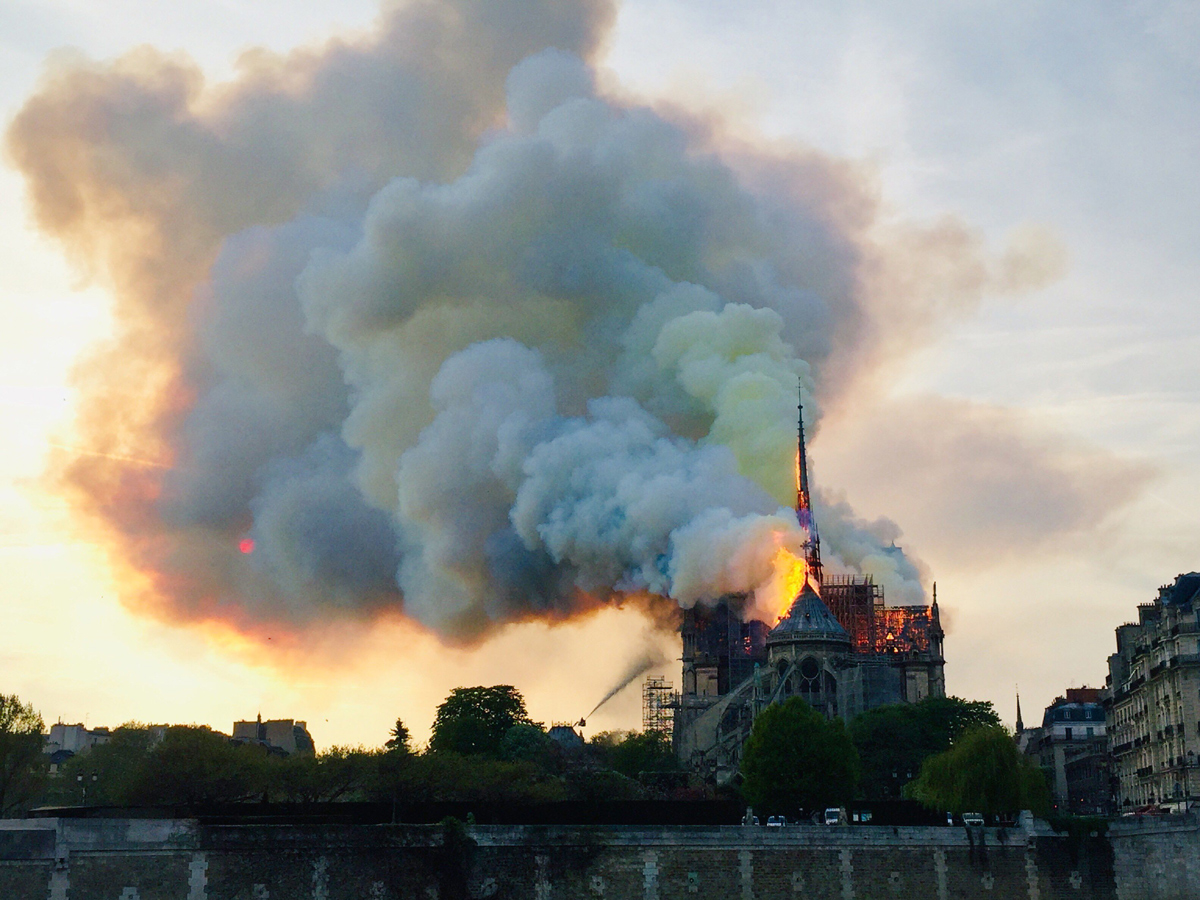 Notre Dame Cathedral Fire Photo Gallery - Sakshi7