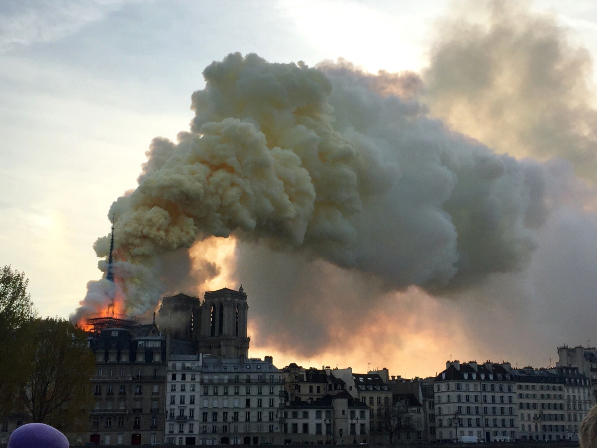 Notre Dame Cathedral Fire Photo Gallery - Sakshi8