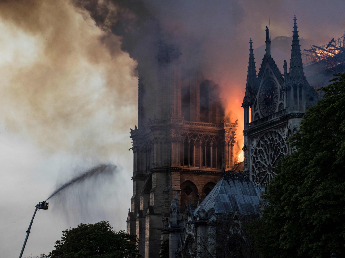 Notre Dame Cathedral Fire Photo Gallery - Sakshi9