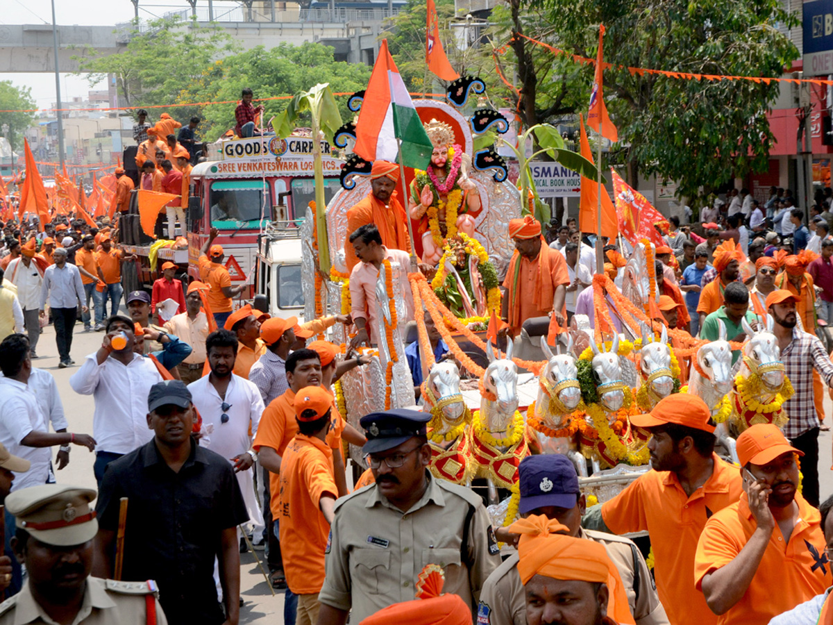 hanuman shobha yatra in hyderabad Photo Gallery - Sakshi13