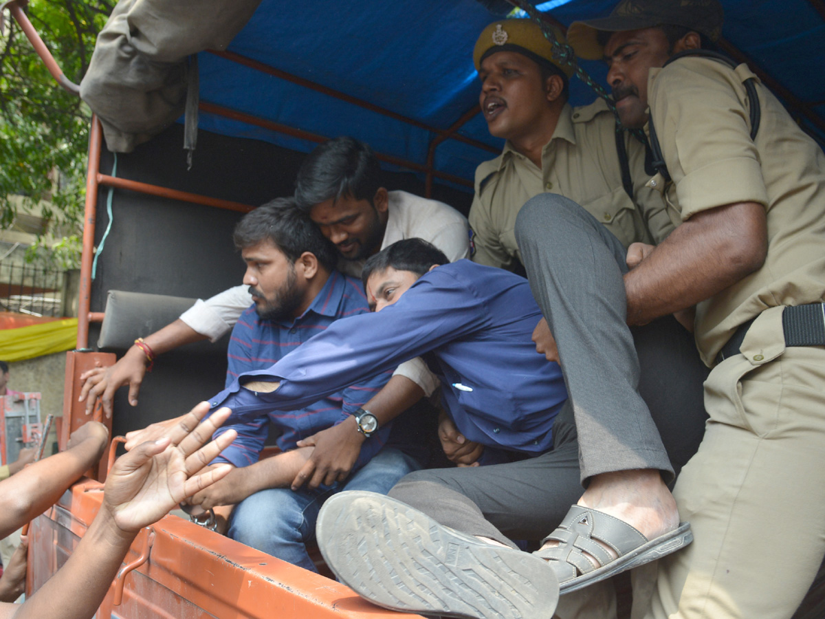 Students Protest At Nampally Inter Board Office PHoto Gallery - Sakshi15