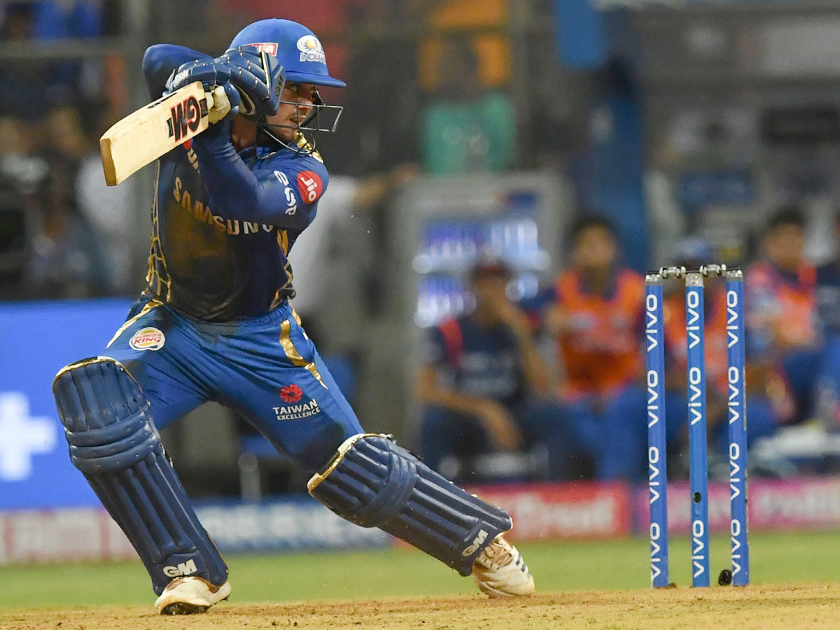  Mumbai cruise to playoffs after super over win against Hyderabad Photo Gallery - Sakshi16