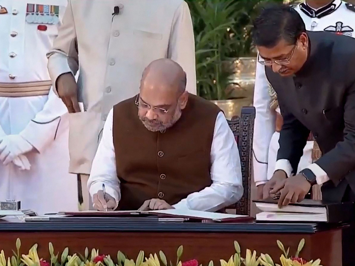 Narendra Modi second swearing in ceremony at Rashtrapati Bhavan Photo Gallery  - Sakshi4