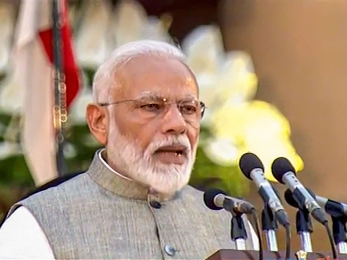 Narendra Modi second swearing in ceremony at Rashtrapati Bhavan Photo Gallery  - Sakshi6