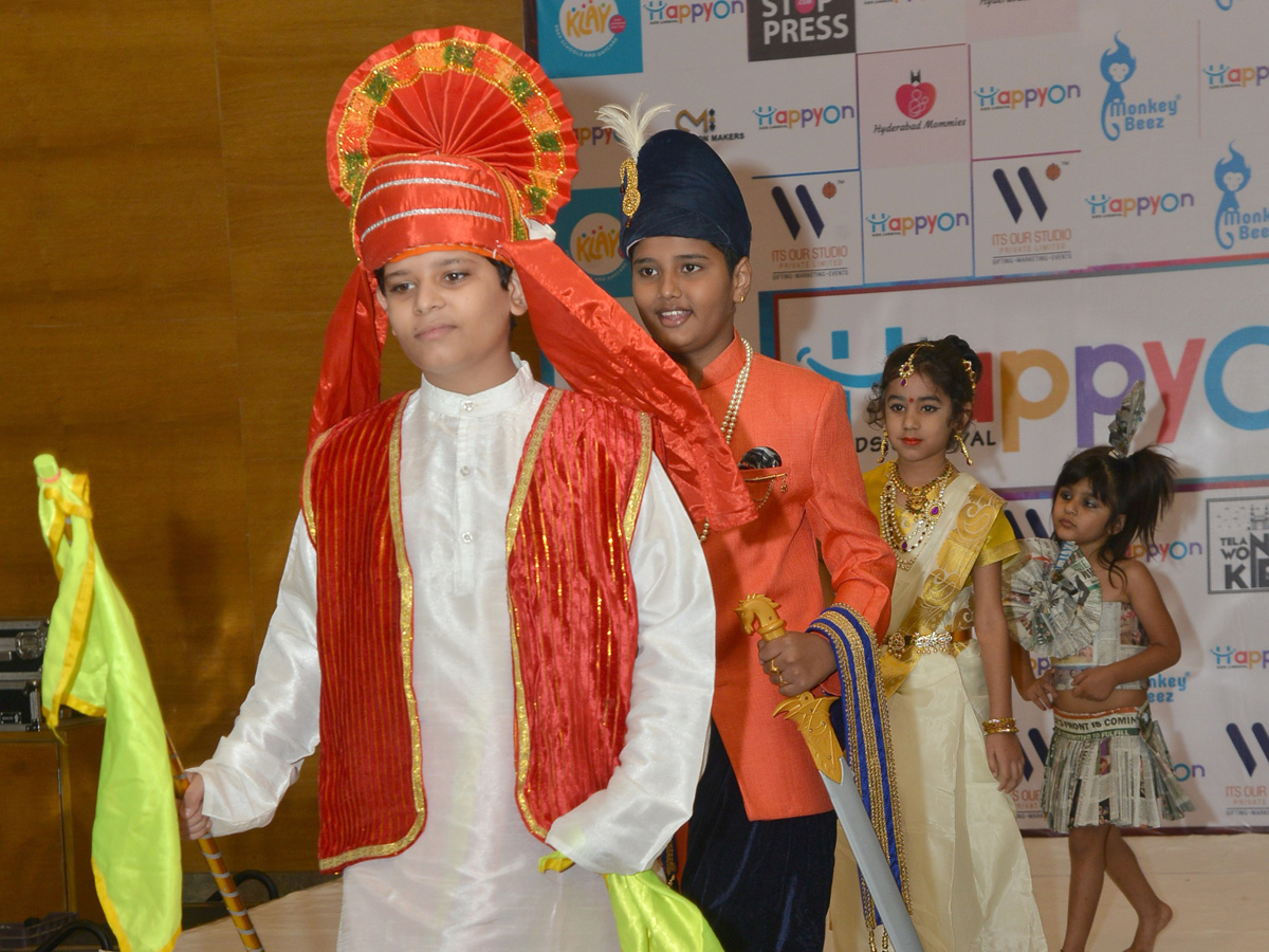 Grand Kids Fashion Show at the Logo Launch at marigold hotel - Sakshi11