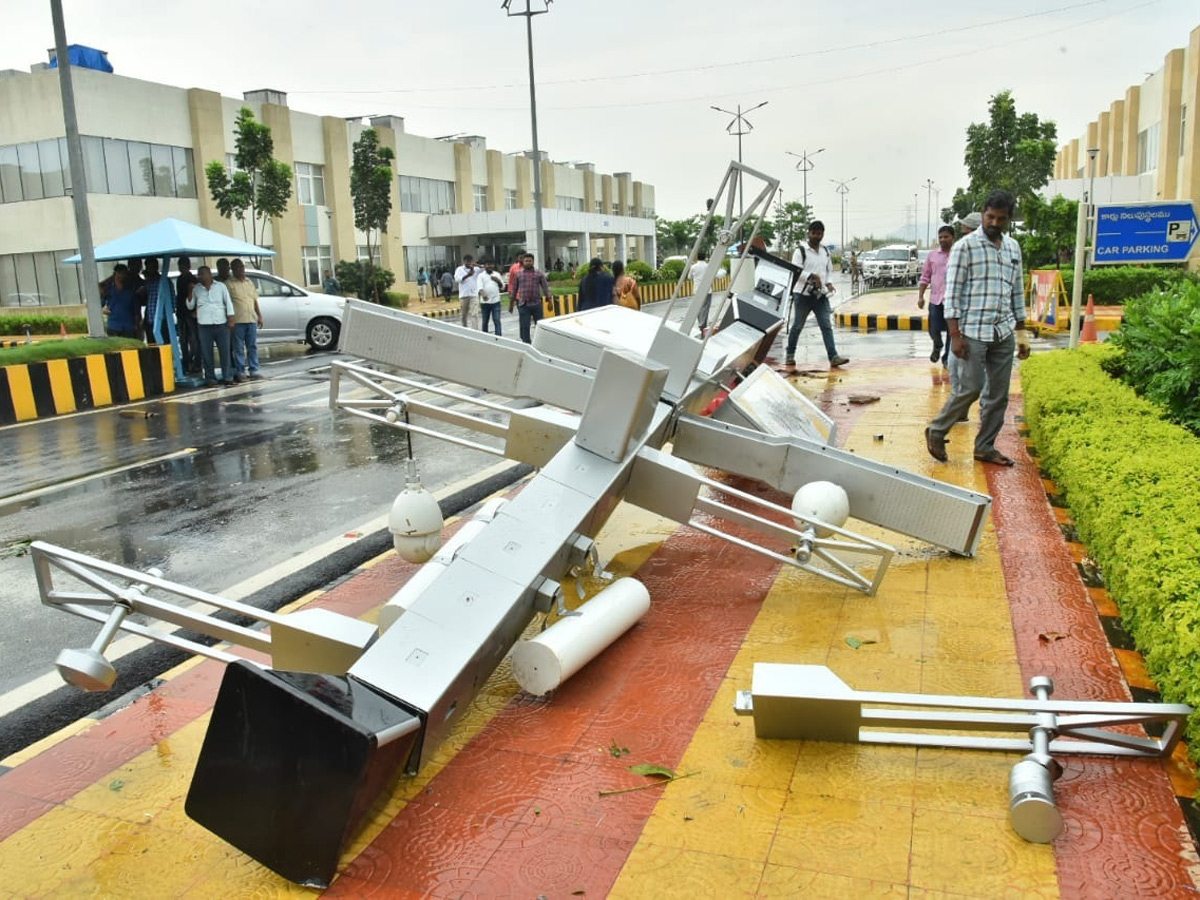 Heavy Air And Rain At AP Capital  - Sakshi11