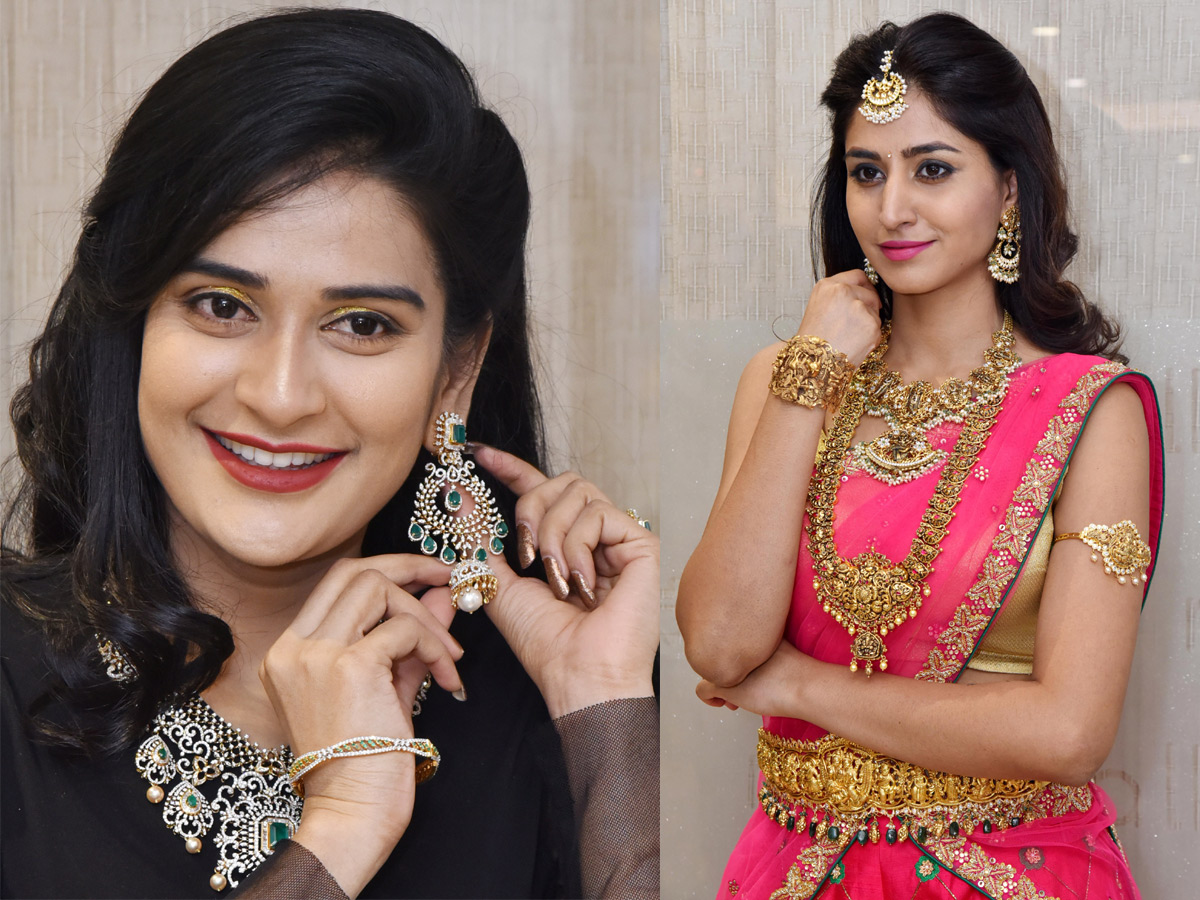 Actress Varshini in Manapally jewellery Photo Gallery - Sakshi13