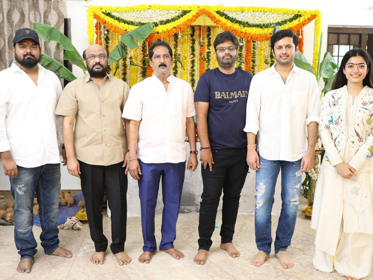 Nithiin AND Rashmika Mandanna Bheeshma movie launched Photo Gallery - Sakshi4