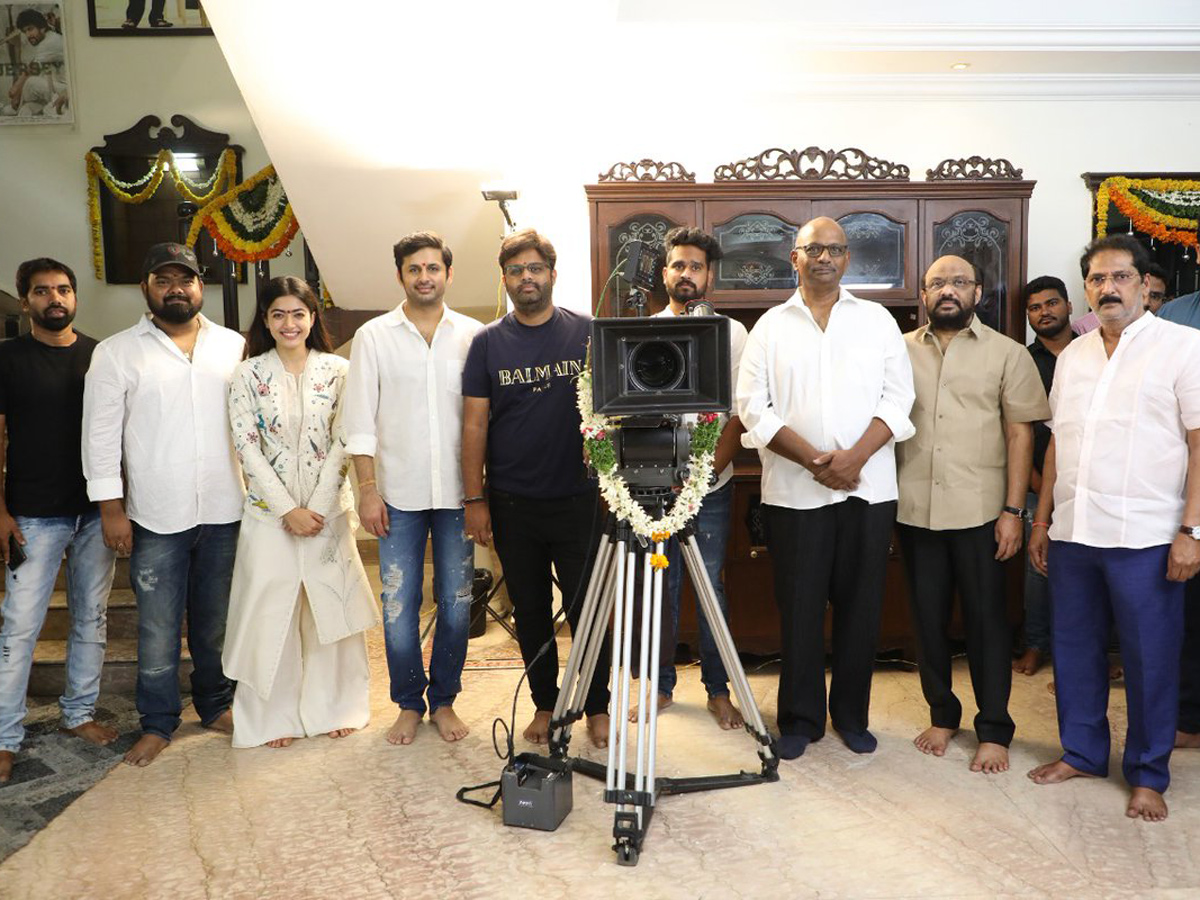 Nithiin AND Rashmika Mandanna Bheeshma movie launched Photo Gallery - Sakshi5