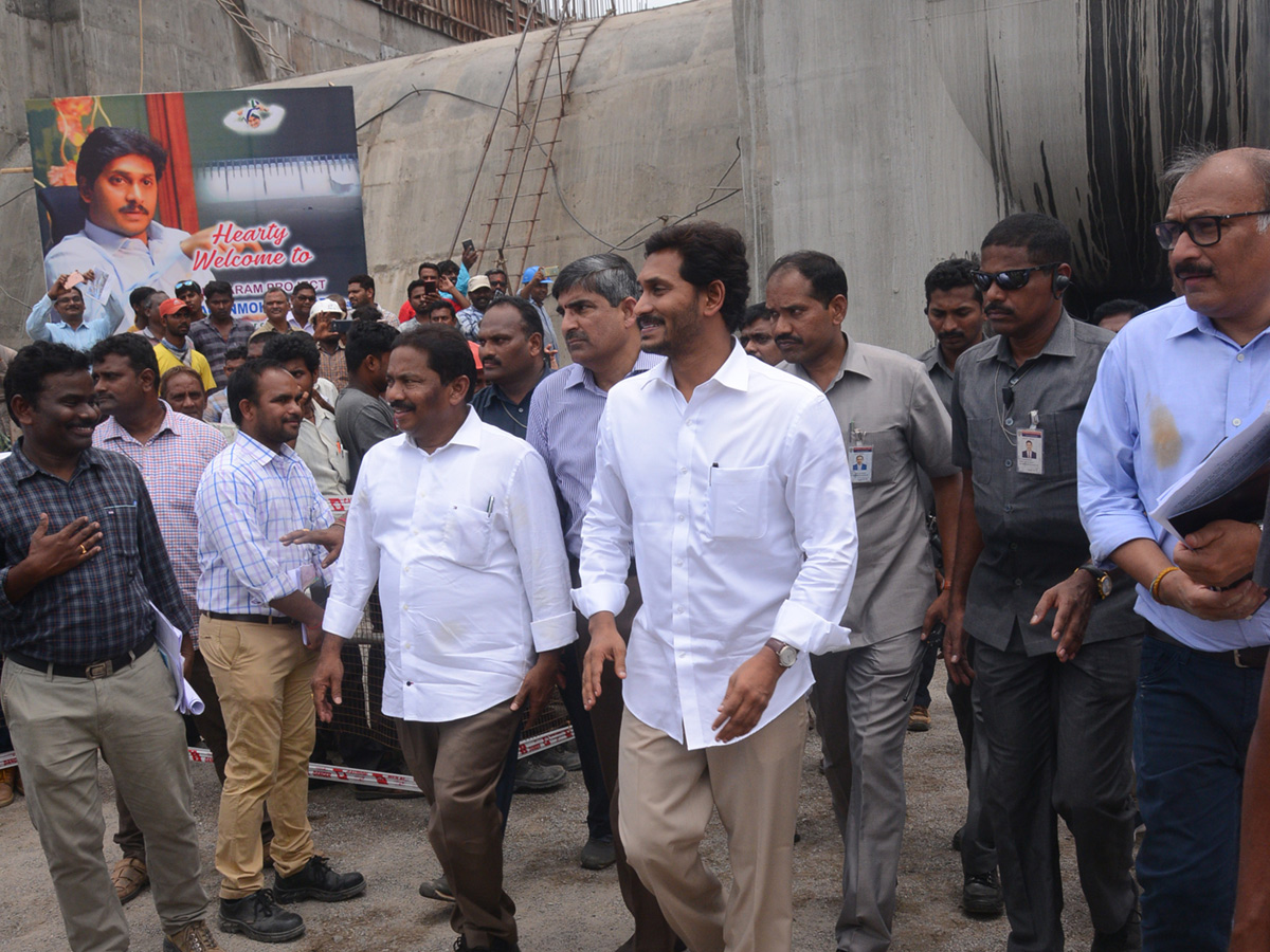 AP CM YS Jagan Mohan Reddy Visit Polavaram Project Photo Gallery - Sakshi2