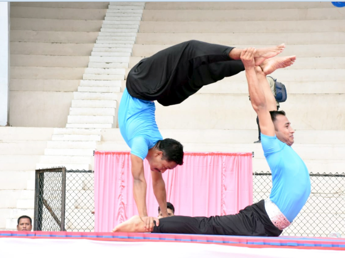 international yoga day hyderabad Photo Gallery - Sakshi11