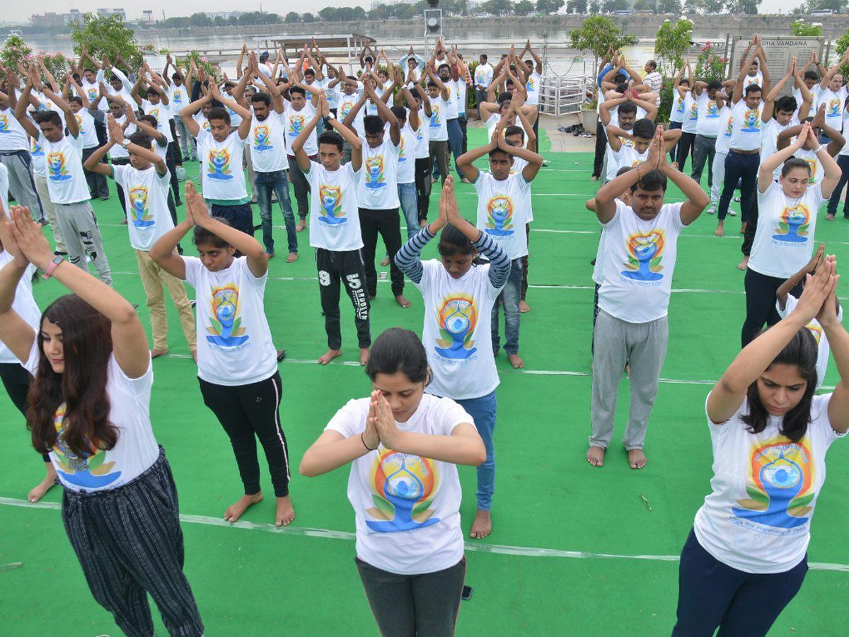 international yoga day hyderabad Photo Gallery - Sakshi14