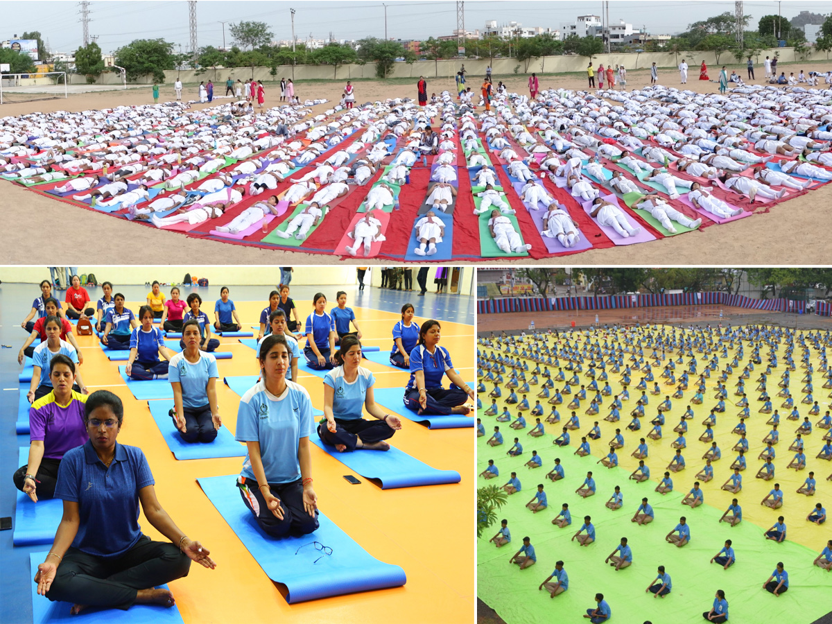 international yoga day hyderabad Photo Gallery - Sakshi21