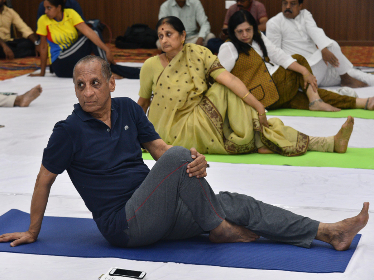 international yoga day hyderabad Photo Gallery - Sakshi8