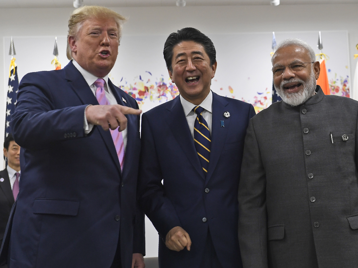 PM Modi holds trilateral meeting with Trump Photo Gallery - Sakshi7