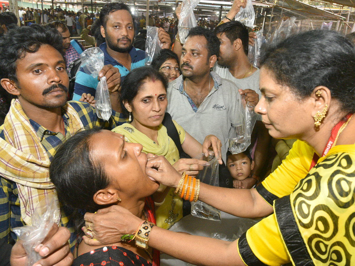 Fish Medicine Distribution In Hyderabad 2019 Photo Gallery - Sakshi5