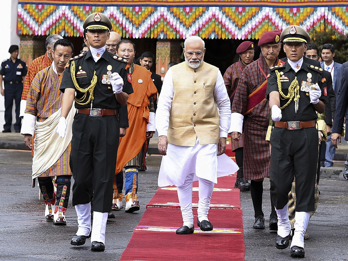 Prime Minister Narendra Modi gets grand welcome in Bhutan - Sakshi10