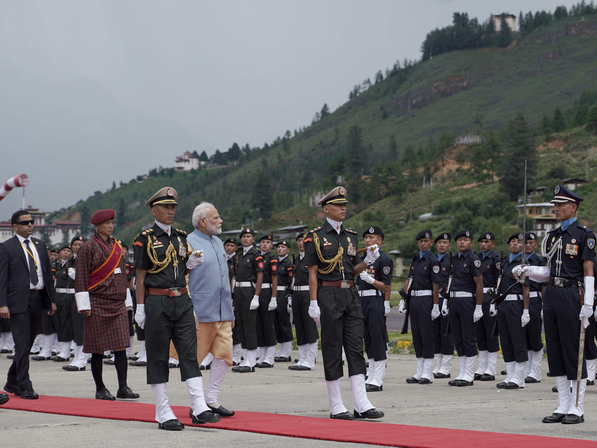 Prime Minister Narendra Modi gets grand welcome in Bhutan - Sakshi14