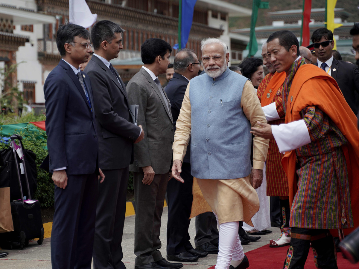 Prime Minister Narendra Modi gets grand welcome in Bhutan - Sakshi15