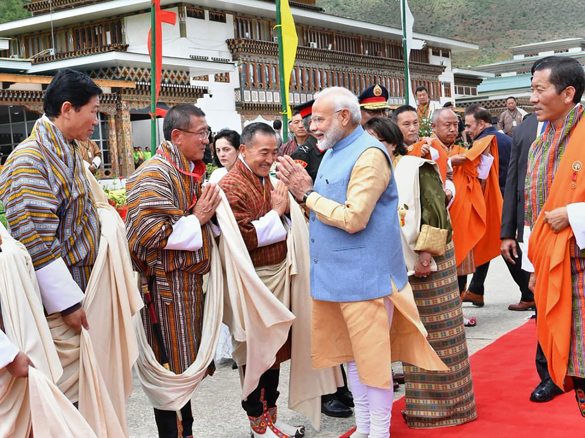 Prime Minister Narendra Modi gets grand welcome in Bhutan - Sakshi3