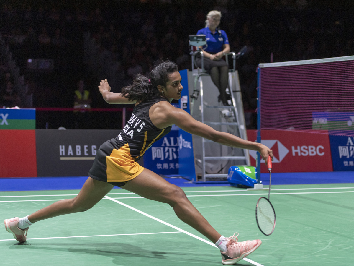 P V Sindhu Becomes First Indian To Clinch Badminton World Championships Gold - Sakshi20