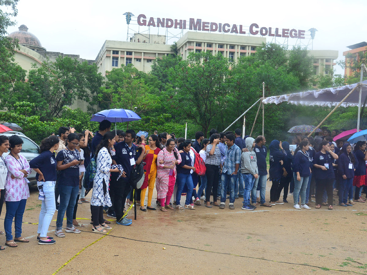 Mock Drill at Gandhi Hospital with Terror Attack Photo Gallery - Sakshi10