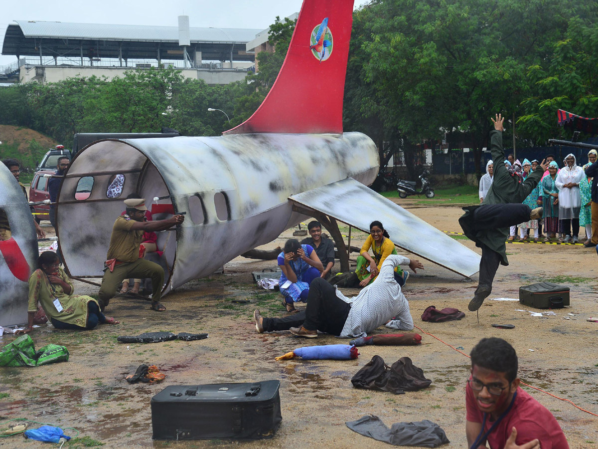 Mock Drill at Gandhi Hospital with Terror Attack Photo Gallery - Sakshi7