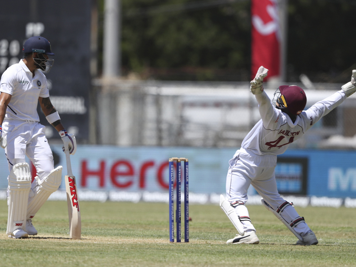 India Vs West Indies Second Test Cricket Match Photo Gallery - Sakshi5