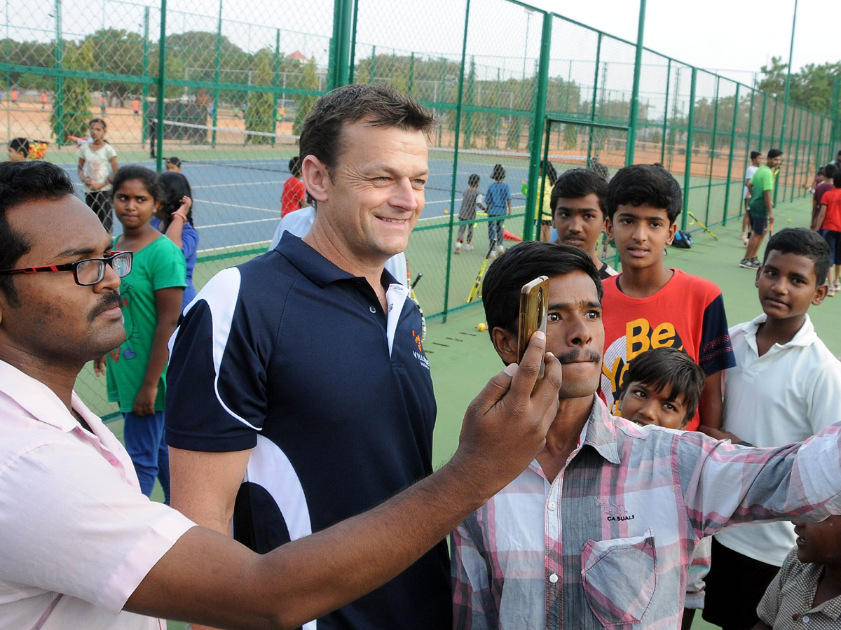 Adam Gilchrist Visited RDT Ground at Anantapur Photo Gallery - Sakshi1