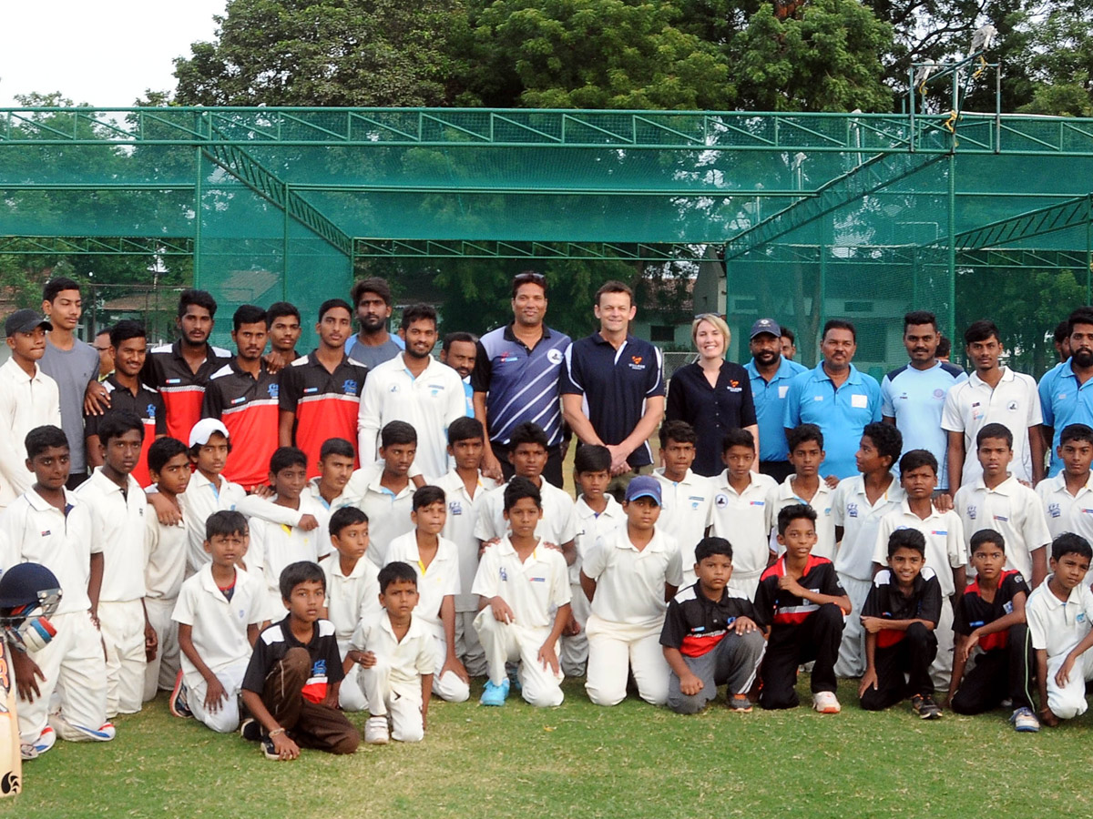 Adam Gilchrist Visited RDT Ground at Anantapur Photo Gallery - Sakshi12