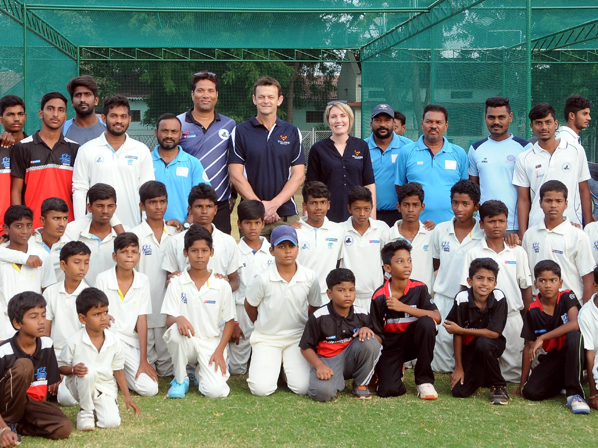 Adam Gilchrist Visited RDT Ground at Anantapur Photo Gallery - Sakshi13