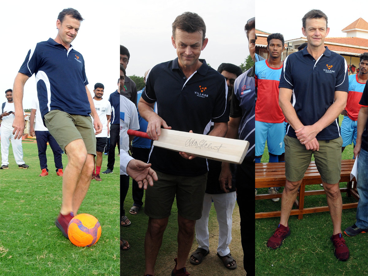 Adam Gilchrist Visited RDT Ground at Anantapur Photo Gallery - Sakshi26