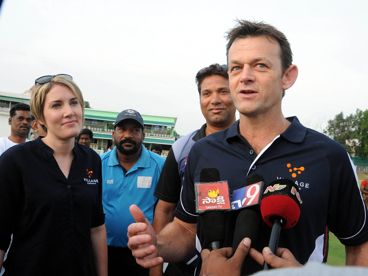 Adam Gilchrist Visited RDT Ground at Anantapur Photo Gallery - Sakshi9